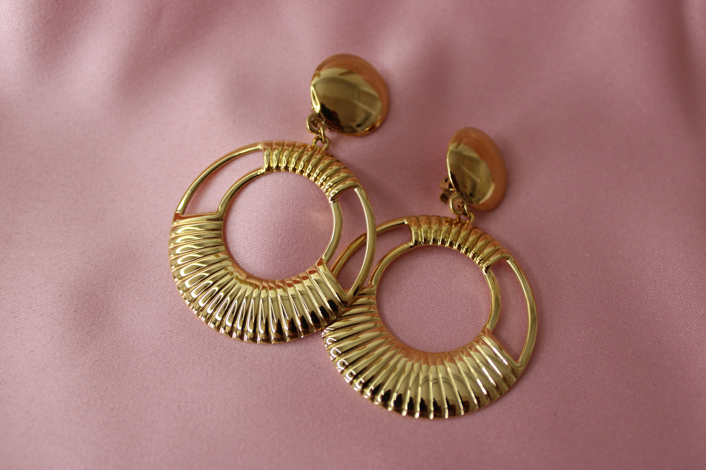 Boucles d'oreilles Alyma Plaqué or