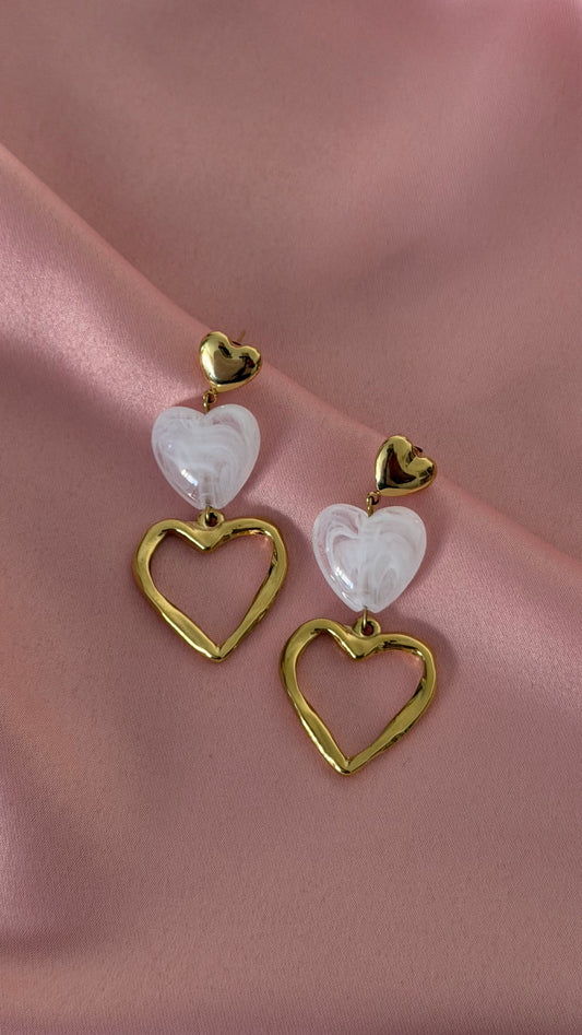 Boucles d’oreilles Coton